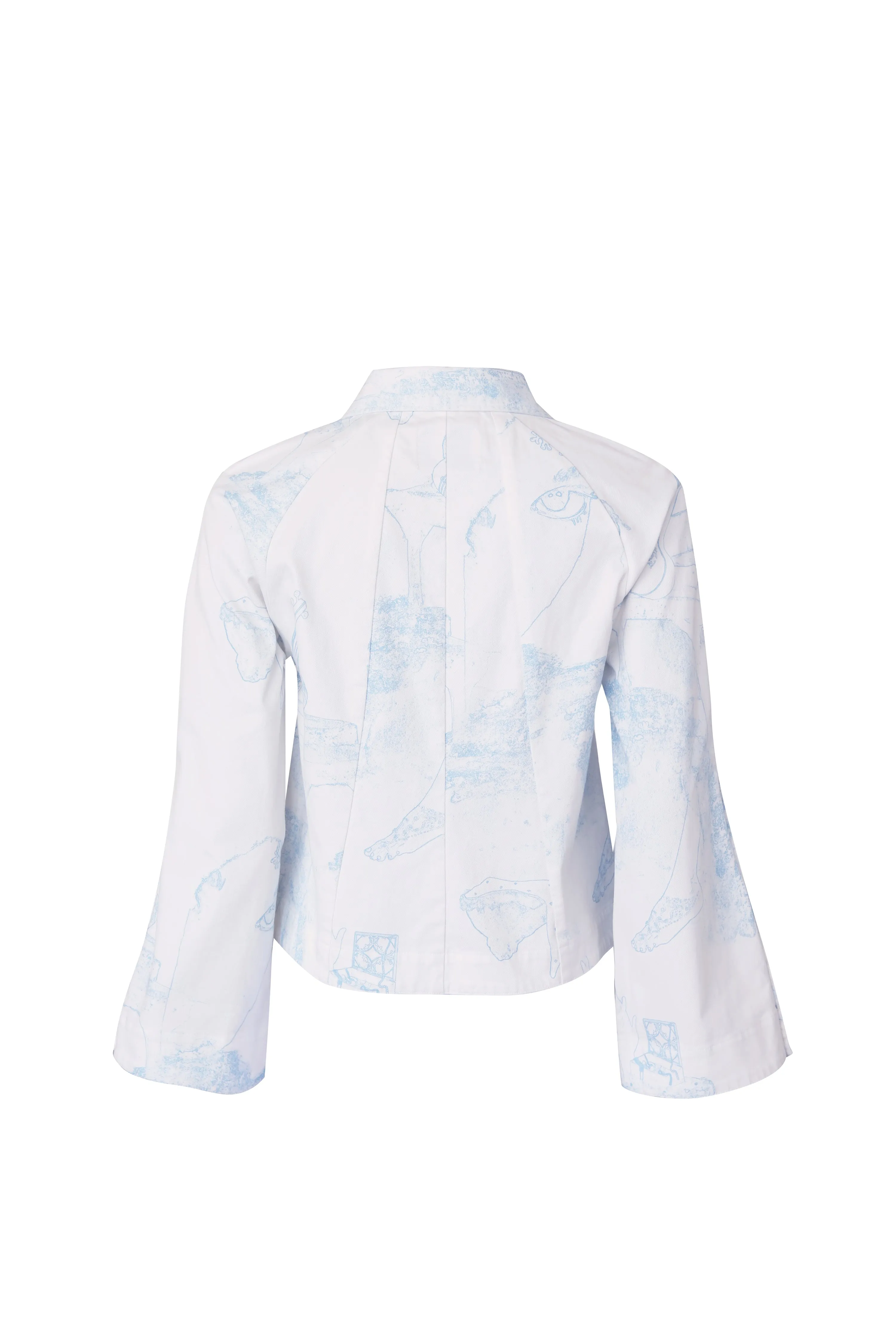 Surrealist Outline Shacket