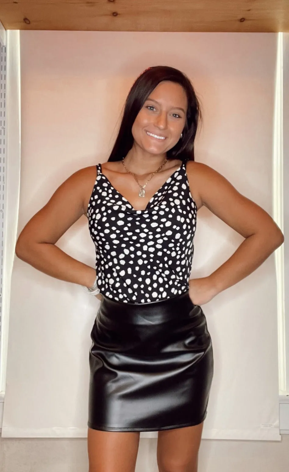 The Ava Black Skirt