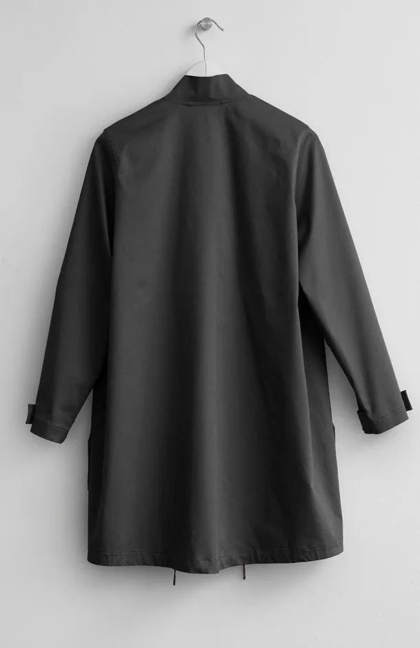 TWO-PIECE BLACK PARKA JACKET