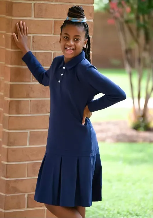 TYL Scholar Long Sleeve Polo Dress