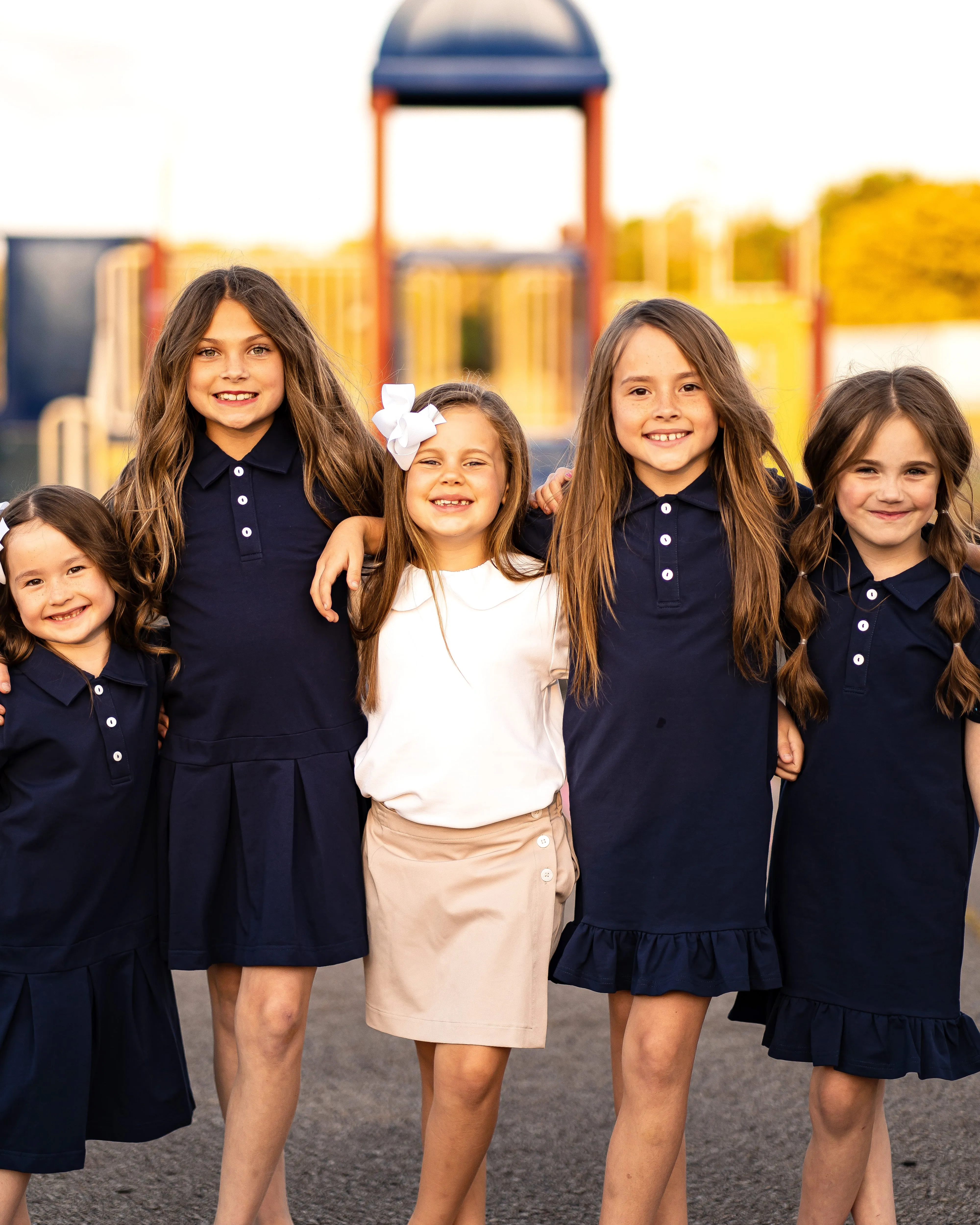 TYL Scholar Long Sleeve Polo Dress
