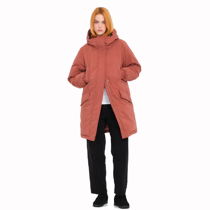 VOLCOM SLEEPI PUFF UP PARKA WINTERJAS - CHESTNUT BROWN