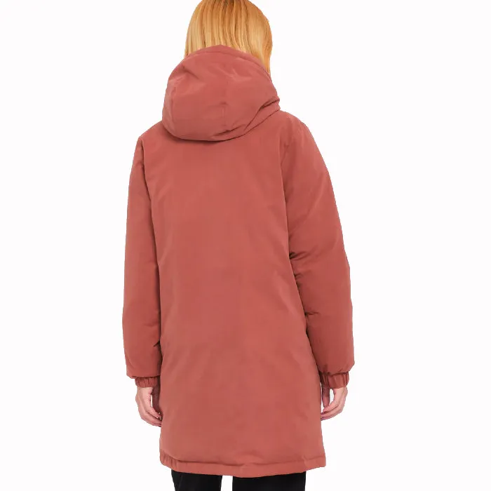 VOLCOM SLEEPI PUFF UP PARKA WINTERJAS - CHESTNUT BROWN