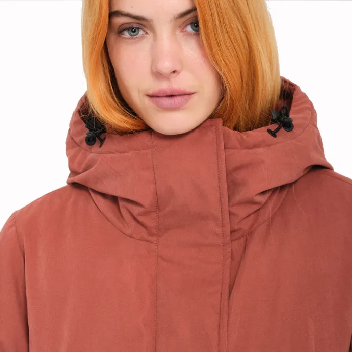 VOLCOM SLEEPI PUFF UP PARKA WINTERJAS - CHESTNUT BROWN