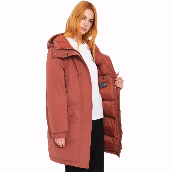 VOLCOM SLEEPI PUFF UP PARKA WINTERJAS - CHESTNUT BROWN