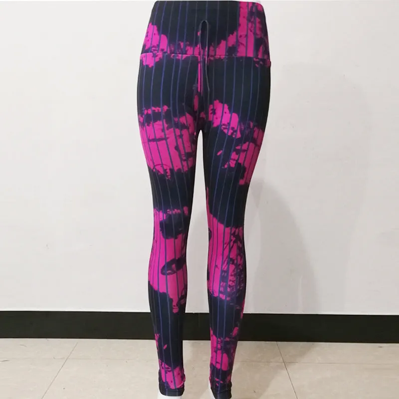Women's Trendy Printed Yoga Leggings - GlamzLife