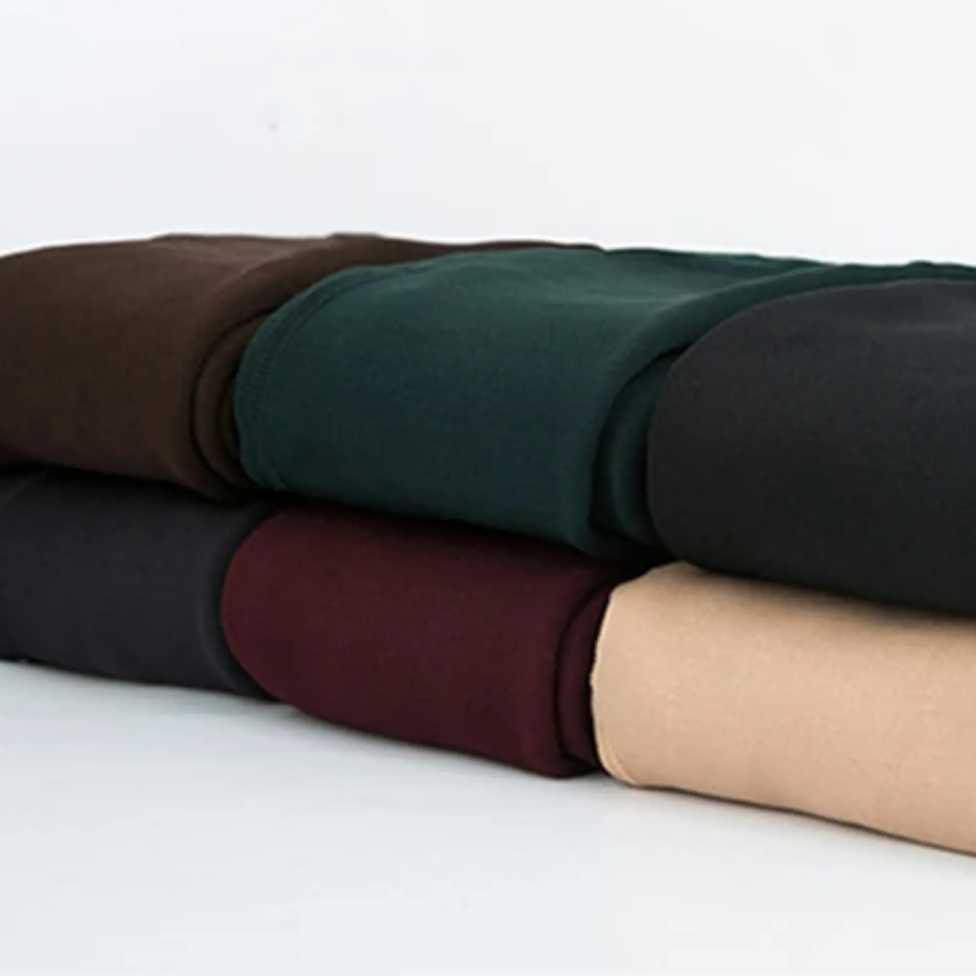 Women's Winter Casual Polyester High-Waist Warm Leggings